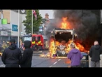Après une attaque au couteau, Belfast secoué par des émeutes anti-immigration