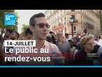 Défilé du 14-Juillet : le public au rendez-vous dès les premières heures • FRANCE 24