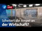 Presseclub live: Scheitert die Ampel-Regierung an der Wirtschaftskrise?