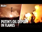 Key Russian oil refinery BLITZED by Ukrainian attack drones in massive overnight strike