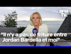 Tensions avec Jordan Bardella, présidentielle, impôts... L'interview en intégralité de Marine Le Pen
