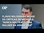 Flávio Bolsonaro reage às críticas de Michelle Bolsonaro: "Nunca maltratei uma mulher na minha vida"