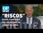 Biden comemora fim do regime de Assad e diz que momento é de 'riscos e incertezas' l O POVO NEWS