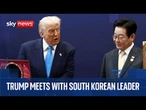 Trump attends dinner hosted by South Korean President Lee Jae Myung