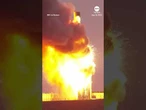 Rocket engine explodes during test at launchpad