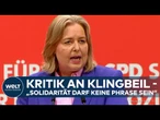 SPD-PARTEITAG: Solidarität - Bärbel Bas entsetzt über Populismus gegen Sozialstaat | WELT Dokument
