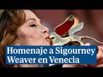 Sigourney Weaver recibe el León de Oro en Venecia por toda su carrera cinematográfica