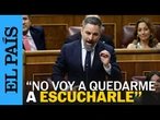 SANTIAGO ABASCAL abandona el CONGRESO tras su intervención contra SÁNCHEZ | EL PAÍS