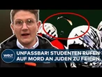 BERLIN: Unfassbar! Zwei Jahre nach Hamas-Massaker! Studenten rufen zum Feiern von Juden-Mord auf
