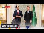 Ukraine accepts 30-day ceasefire proposal - Sky News coverage