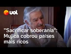 Mujica cobrou países ricos e defendeu sacrificar parte da soberania para salvar o planeta; relembre