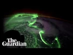 'This one danced and snaked': Nasa astronaut captures aurora australis from space