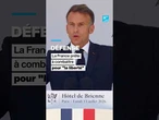 La France prête à défendre "la liberté et le droit", "au prix du sang s'il le faut" (Macron)