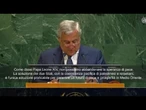Tajani a Onu cita Papa Leone: Non abbandonare speranza pace. A Gaza unica soluzione due Stati