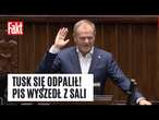 Donald Tusk wszedł na mównicę i zaczęło się! OSTRO ODCIĄŁ SIĘ Dudzie. PiS NIE WYTRZYMAŁ | FAKT.PL