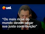Haddad fala em tributação internacional das riquezas em evento do G20: 'Criar um mundo justo'