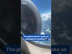 Delta flight engine cone COMES OFF