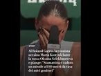 L’ucraina Kostyuk batte la russa Selekhmeteva e piange: “Stamattina un missile a 100 metri da casa”