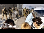 Ice agents use tear gas on protesters outside Chicago Ice facility