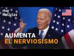 EE.UU.: Los DEMÓCRATAS esperan que BIDEN se retire, pero su equipo INSISTE en que SEGUIRÁ | RTVE