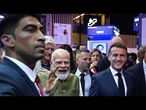 Macron et Modi visitent le pavillon indien à VivaTech