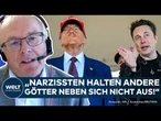 USA: Psychologe diagnostiziert bei Trump und Musk eine Narzissmus-Störung - so ticken sie in Politik