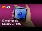 Galaxy Z Flip6: celular dobrável mais estiloso da Samsung brilha em selfies e IA