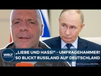 RUSSLAND: Umfragehammer zu Deutschland und Ukraine-Krieg! Russen sehen Deutschland als Feind
