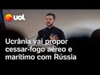 Após pressão de Trump, Ucrânia vai propor cessar-fogo aéreo e marítimo com Rússia