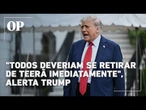 Após ofensiva do Irã, Trump exige evacuação de Teerã e critica ausência de acordo
