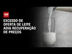 Excesso de oferta de leite adia recuperação dos preços até o fim de 2026 | CNN AGRO NEWS
