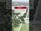 Police investigate '8647' written in grass on US national mall. #US #DonaldTrump #BBCNews