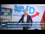 SACHSEN-ANHALT: Bildung, Kultur und Wissenschaft – AfD will Ministerien einsparen!