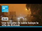 Une #tempête de sable recouvre le nord de l'#Irak d'un voile orange • FRANCE 24