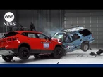 Crash test comparison reveals safety improvements in cars