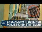 BERLIN: Ekel-Alarm! Fotos aus Polizeidienststelle geben schockierende Einblicke!