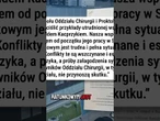 Oświadczenie zespołu chirurgii - problemy w współpracy z lekarzem Kacprzykiem