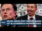 REICHSTER MENSCH DER WELT: Musk verliert Krone an 81-jährigen Software-Pionier Larry Ellison!