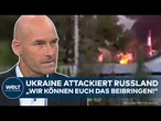 PUTINS KRIEG: Gegenschlag von Ukraine! Heftige Angriffe auf Ölsektor von Russland