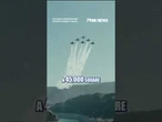 US Air Force Thunderbirds perform fly over at Hoover Dam #shorts #us #news #foxnews #USAirForce