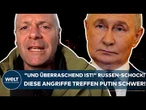 UKRAINE-KRIEG: "Und überraschend ist!" Russen-Schock! Diese Angriffe treffen Wladimir Putin schwer!