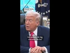 "Hacen lo que les decimos" : DOANLD TRUMP sobre MÉXICO y CANADÁ #shorts