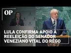 Lula grava vídeo e confirma apoio à reeleição de Veneziano Vital do Rêgo na Paraíba