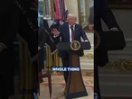 Watch Trump’s reaction when confronted about the Epstein situation
