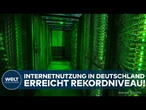 DEUTSCHLAND: Rekordverdächtig! Deutsche surfen mehr denn je im Internet