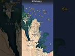 Flight path shows planes avoiding airspace across Middle East