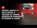 Ferrari, Bentley e Rolls Royce: a coleção de carros achados na garagem de Bashar Al-Assad | LIVE CNN