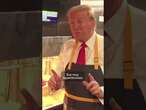 Donald Trump prepara unas patatas fritas y sorprende a unos clientes de McDonald's #short