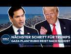 ISRAEL: Nächster Schritt für Trumps Gaza-Plan? US-Außenminister Marco Rubio plant Reise nach Nahost