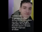 Sale sul cofano dell’auto e cade, Pio Domenico Fazzolari muore a 22 anni
